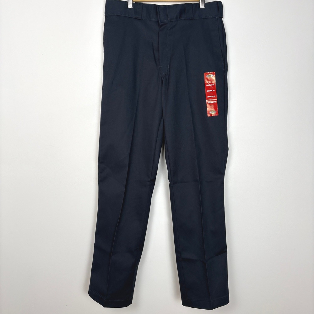 Dickies Mens 874 Original Fit Flex Work Pants Size 32x32 Navy‎ Uniform Gorpcore